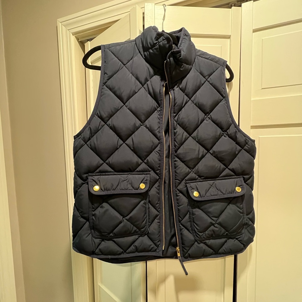 J.Crew Excursion Quilted Down Vest